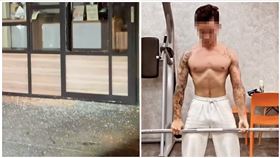 健身教練,虐打,飲料店,玻璃,竹北,虐童（圖／翻攝畫面）