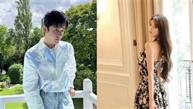 黃曉明 葉珂（合成圖／翻攝自黃曉明、葉珂微博）