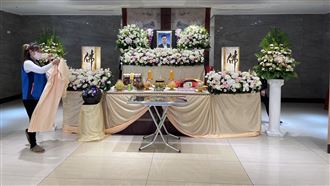 汪建民靈堂遺照曝光　告別式現場懇辭奠儀