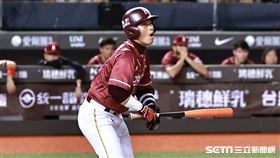 ▲中職35年季後挑戰賽，樂天桃猿指定打擊林泓育。（圖／記者劉彥池攝影）