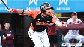 ▲中職35年季後挑戰賽G2，統一獅外野手邱智呈單場3安。（圖／記者劉彥池攝影）