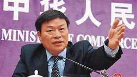 湯軍擁有雄厚的黨政背景，駐台5年多，主管相當於官方經貿機構的中國機電商會台灣業務。（取自中國網）