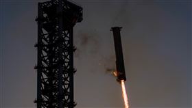 SpaceX進行「星艦」（Starship）試射。（圖／翻攝自SpaceX的X）