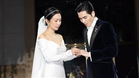 蕭敬騰婚禮小燕姐（圖／喜鵲娛樂提供）