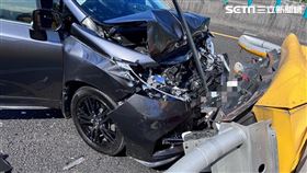 國6,南投,緩撞車,車禍,追撞,輔助駕駛（圖／翻攝畫面）