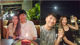 侯昌明 曾雅蘭（合成圖／翻攝自侯昌明臉書）