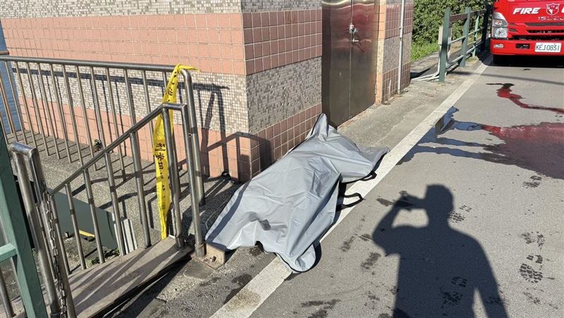士林社子島河面浮屍　身份不明警採證