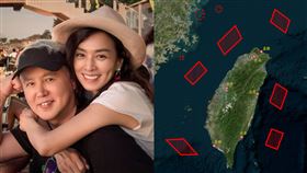 林瑞陽、張庭、軍演。（圖／翻攝自張庭、《央視新聞》微博）