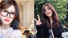 趙露思（合成圖／翻攝自趙露思、影劇大叔微博）