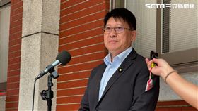 國民黨團書記長林思銘受訪。(圖/記者陳怡潔攝影)