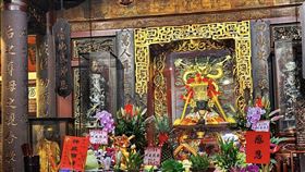 ▲長和宮天上聖母據傳其頭髮是林默娘生前真髮。（圖／翻攝自國家第三級古蹟~新竹長和宮臉書 ）