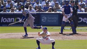 ▲韋恩托斯（Mark Vientos）炸裂滿貫砲，幫助大都會6：0領先。（圖／美聯社／達志影像）