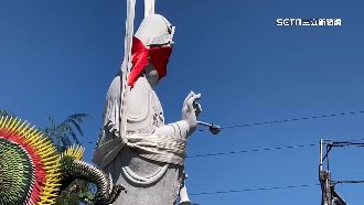 昔吊掛不慎釀佛像斷頭　隔4個月順利安座