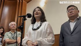 ▲韓國瑜接見總統府潘孟安秘書長偕同大法官被提名人一行，吳思瑤受訪（圖／記者詹宜庭攝影）