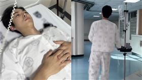 白成鉉因骨軟骨瘤動手術。（圖／翻攝自YouTube）