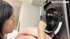 洗完衣服之後記得將機門打開通風乾燥。（圖／486團購提供）