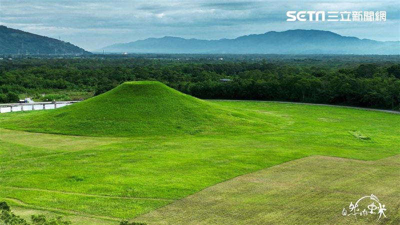 多圖／空拍絕美花蓮「綠火山」抹茶布丁曝