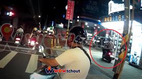 騎士,新北,違規,闖紅燈,人行道,取締