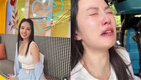 阿諾坐雲霄飛車被嚇壞。（圖／翻攝自阿諾IG）