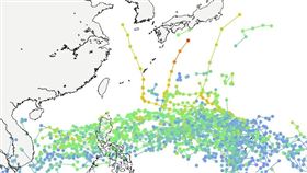 （圖／翻攝自台灣颱風論壇｜天氣特急）
