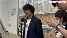 沈伯洋地圖區受訪。（圖／記者詹宜庭攝影）