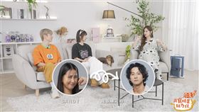 (左起)阿本、溫妮、Sandy試圖分析。（圖/TVBS提供）