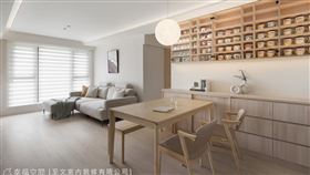 整體空間色調和諧　29坪日式簡約居家設計（圖／幸福空間）