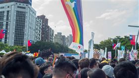 第十七屆同志遊行（記者陳弋攝影）