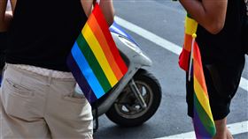 同志遊行/同性戀/男同志/彩虹旗/同婚/婚姻平權(記者陳弋攝影)