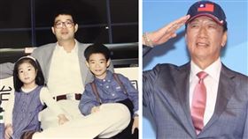 齊廷洹,郭台銘。（左獨家提供／右資料照）