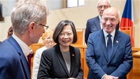 蔡英文,捷克,參議員,費雪,訪歐,卸任（圖／翻攝自Pavel Fischer臉書）