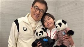 ▲成龍；全紅嬋（圖／翻攝自全紅嬋微博）