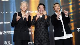 吳宗憲（憲哥）、KID跟坤達主持的《綜藝玩很大》今晚開胡拿下金鐘獎最佳人氣獎。（圖／記者鄭孟晃、趙于瑩攝影）