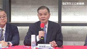 ▲中石化、鼎越開發召開記者會，中石化董事長陳瑞隆否認有5億公關費。（圖／記者許皓婷攝影）
