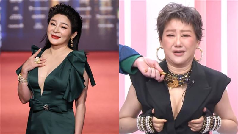 打槍王彩樺爆乳禮服 藍心湄當場擠奶比辣