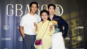 胡宇威（左起）、王彩樺跟夏和熙出席慶功。（圖／記者趙于瑩攝影）