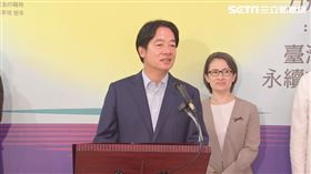 賴清德說，展覽最後有拍貼機，歡迎大家跟他及蕭美琴一起合照。