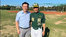 ▲前1992年巴塞隆納奧運銀牌總教練李來發（右）逝世，享壽68歲。（圖／翻攝自李來發臉書）