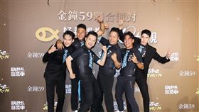 張庭瑚、彭小刀、庾澄慶、卜學亮、柯有倫、周予天（圖／記者鄭孟晃、趙于瑩攝）