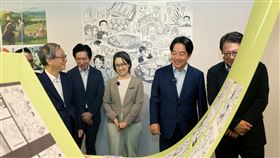 賴清德、蕭美琴出席總統府常設展（圖／總統府提供）