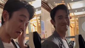 吳慷仁在外地看直播自己得獎。（圖／吳慷仁提供）