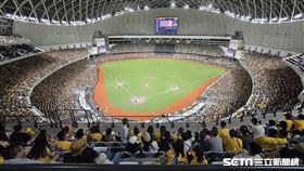 ▲中職35年台灣大賽G2，超過3萬名球迷湧進臺北大巨蛋。（圖／記者劉彥池攝影）