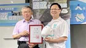 立委張啓楷還原柯文哲「花蓮行」現場。（圖／翻攝張啓楷臉書）