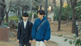 《巡演轉學生》讓主演松藤史恩(左)及齋藤潤成為無話不談的知心好友。（圖／中影提供）