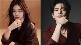 白鹿 張凌赫（合成圖／翻攝自白鹿、張凌赫微博）