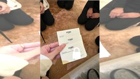 東京買名品1事惹怒女網紅　FENDI經理下跪(圖/翻攝小紅書-安妮大頭仔)