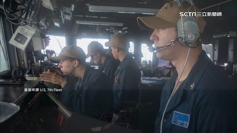 美加軍艦聯袂穿越台海　日媒：為牽制中國