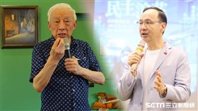 曹興誠、朱立倫／記者張雅筑攝影、翻攝自朱立倫臉書