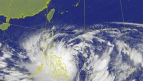 輕度颱風「潭美（TRAMI）」10/22 08:30。（圖／翻攝自中央氣象署）