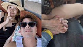 李易、六月。（圖／翻攝自六月Threads、李易IG）